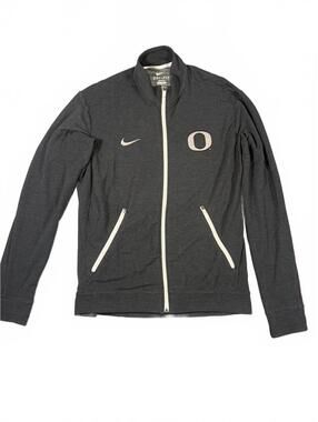 Nike Oregon Ducks Dri-FIT Full Zip Jacket Size M Black Athletic Zip Up